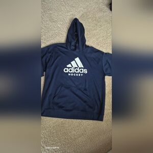 Adidas Men's Dark Blue Hockey Hoodie